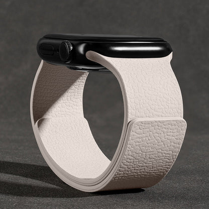 Magnetic Silicone Lychee Band For Apple Watch
