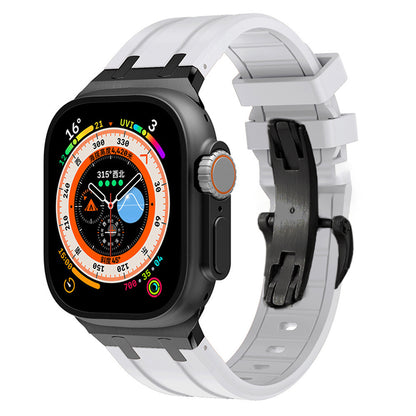 AP Thick Silicone Band With Titanium Adapter For Apple Watch
