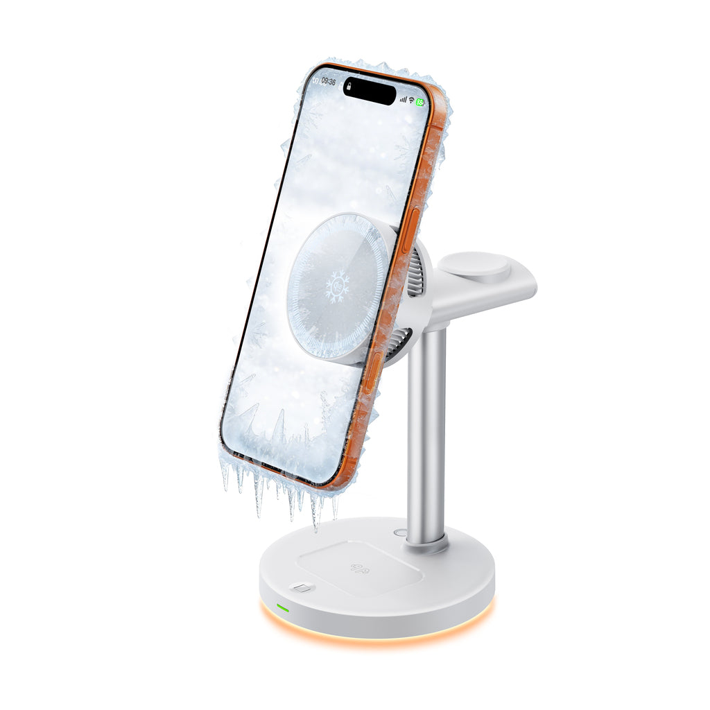 3-in-1 Magnetic Wireless Charger with Advanced TEC Cooling