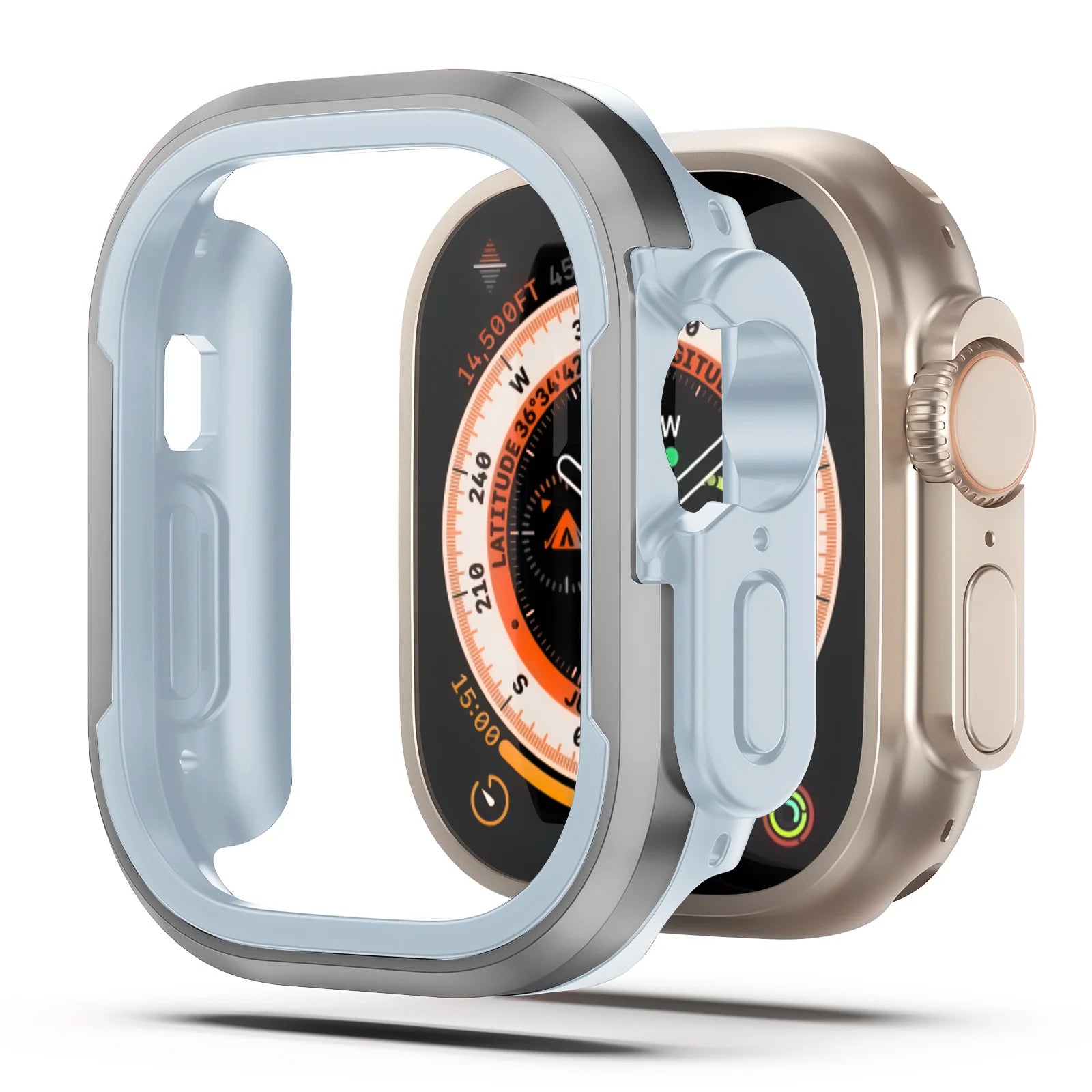 Aluminum Alloy Case Bumper For Apple Watch