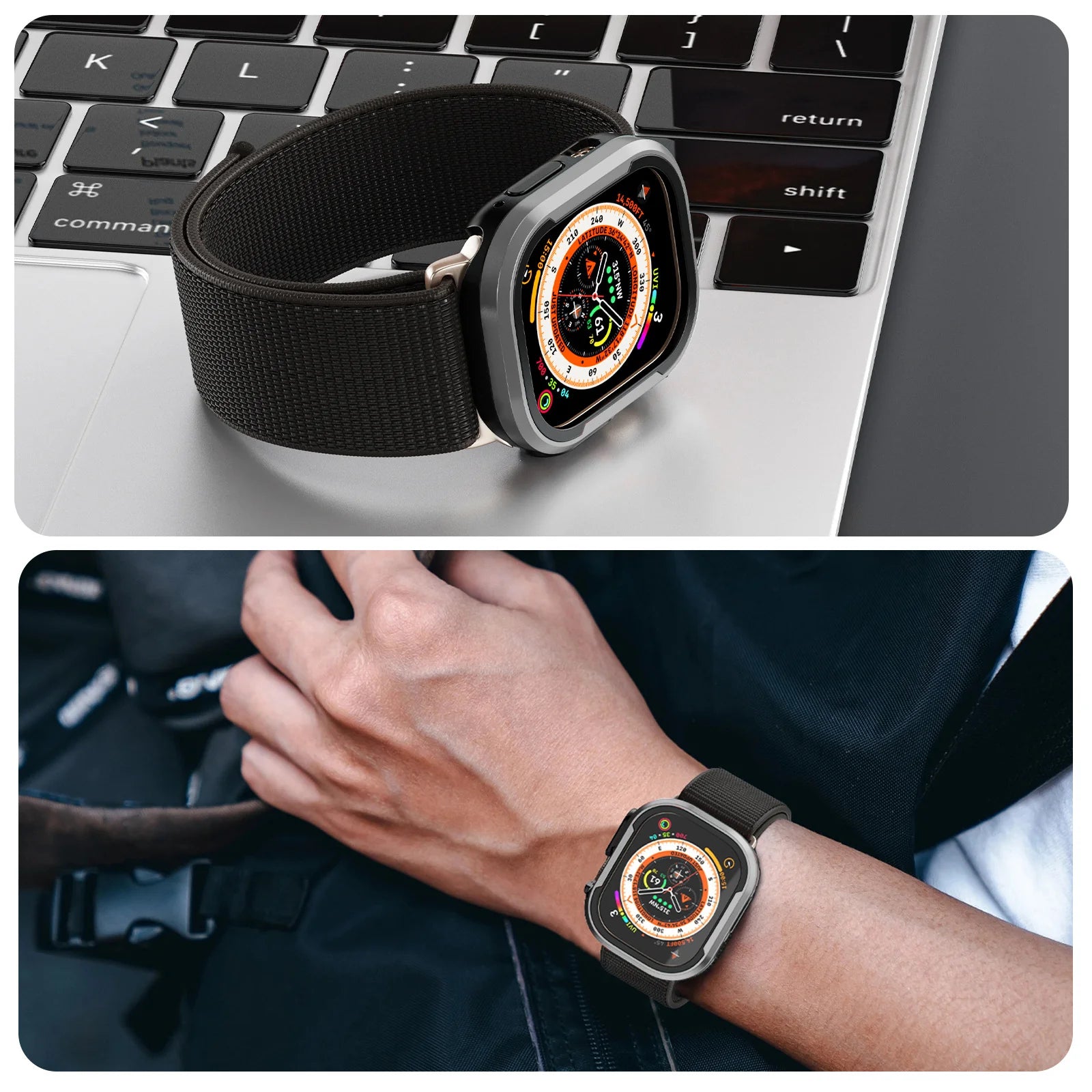 Aluminum Alloy Case Bumper For Apple Watch