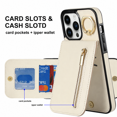 Slim Leather iPhone Wallet Case