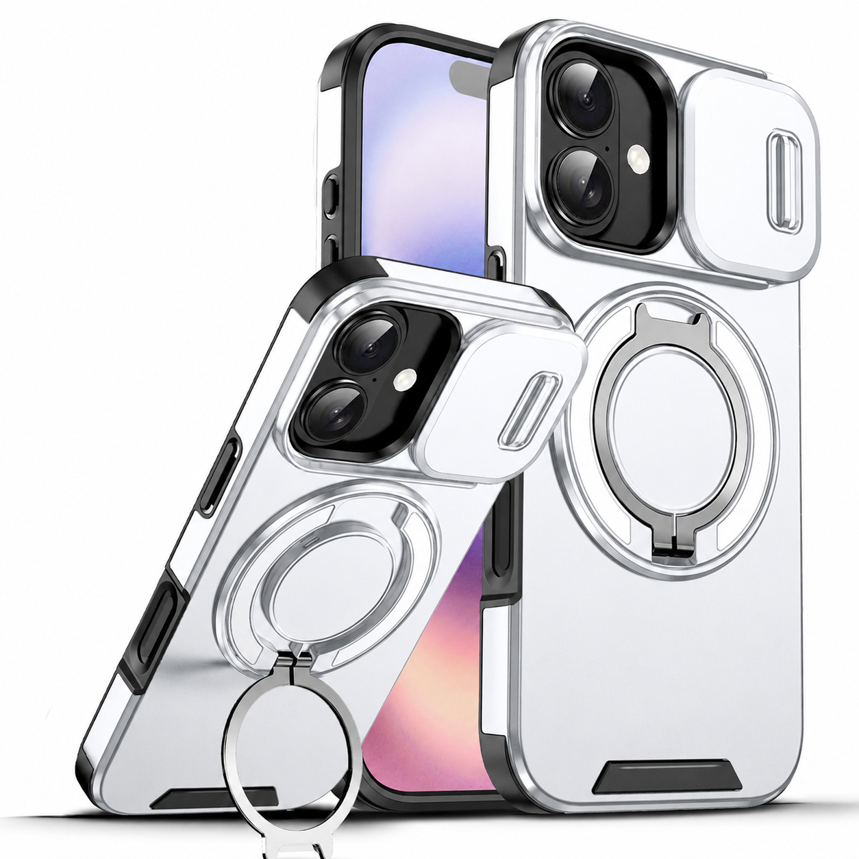 Tactical Armor™ Magnetic Ring Stand Case