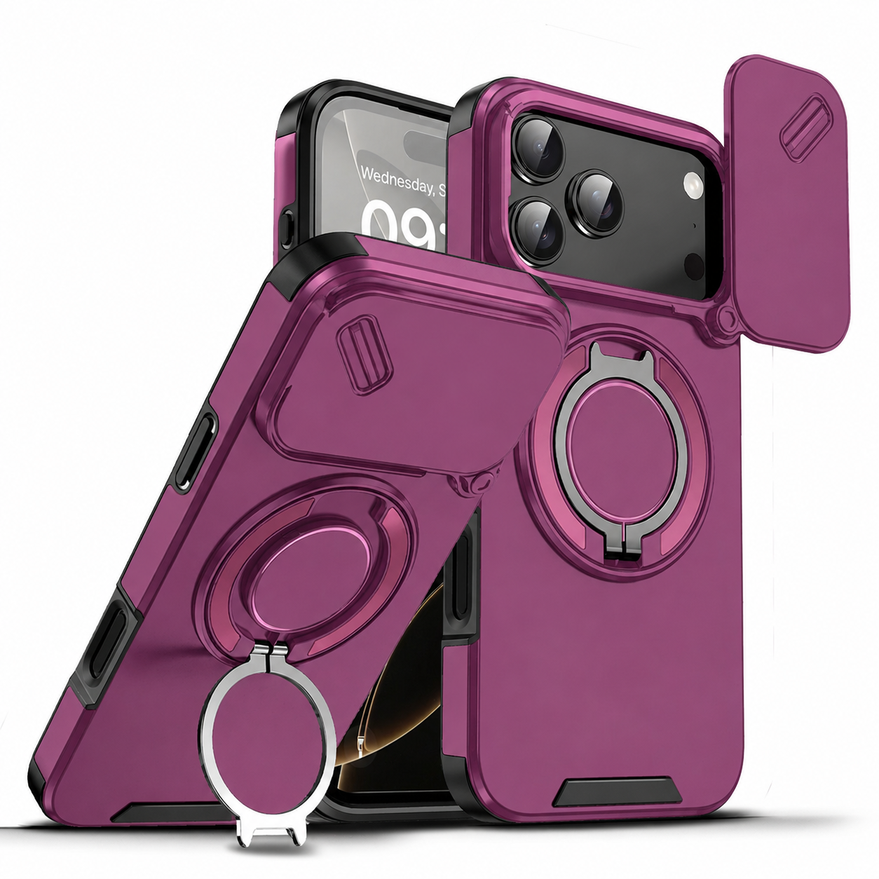 Tactical Armor™ Magnetic Ring Stand Case