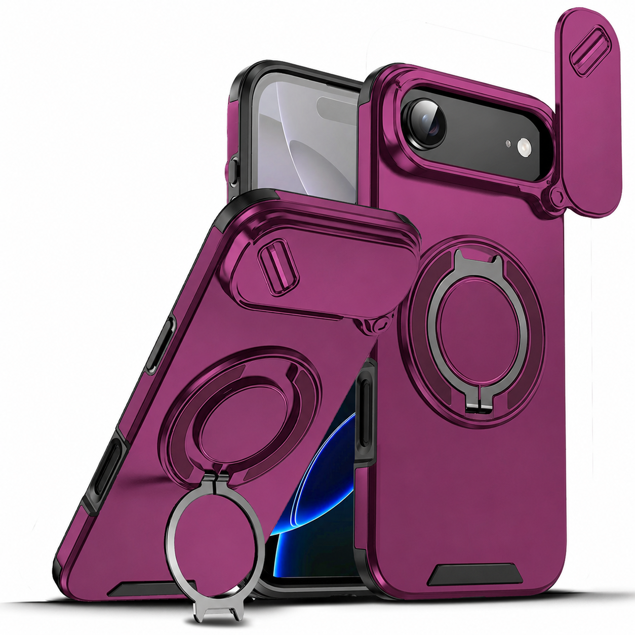 Tactical Armor™ Magnetic Ring Stand Case