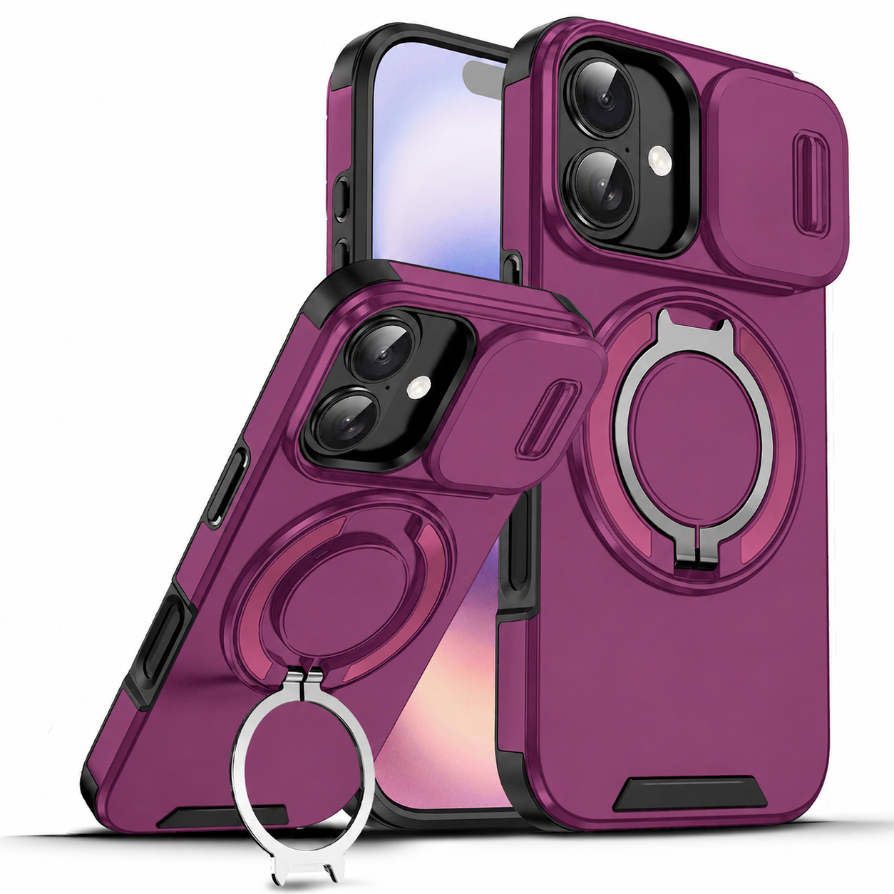 Tactical Armor™ Magnetic Ring Stand Case