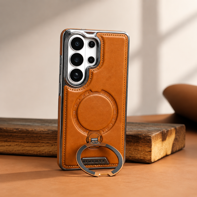 Luxury Leather Galaxy Phone Case