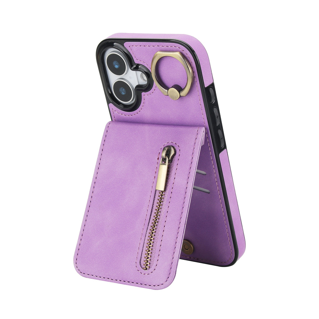 Slim Leather iPhone Wallet Case