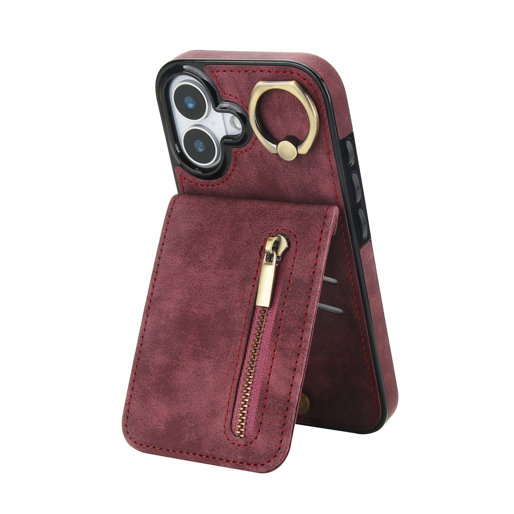Slim Leather iPhone Wallet Case