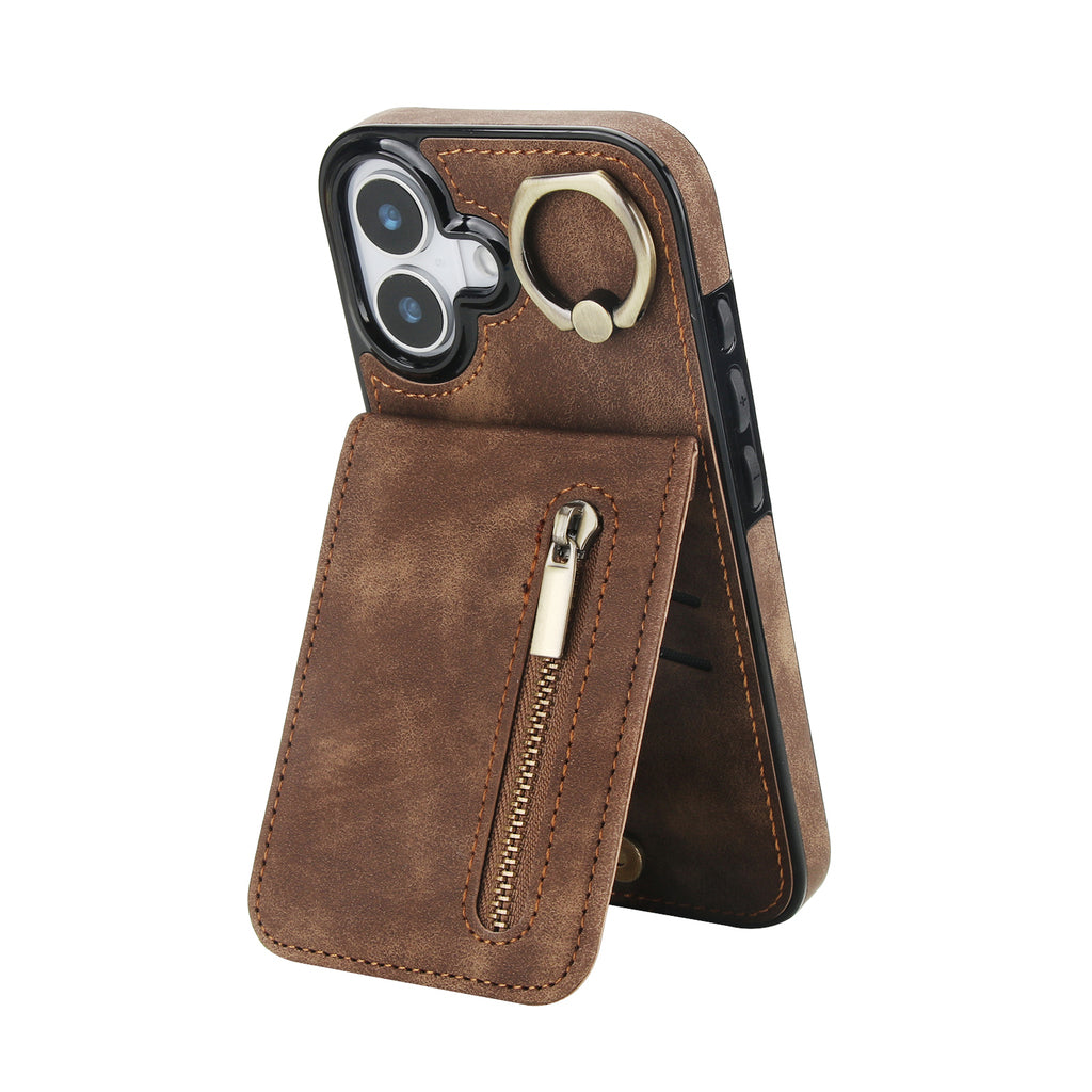 Slim Leather iPhone Wallet Case