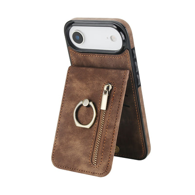 Slim Leather iPhone Wallet Case