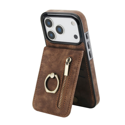 Slim Leather iPhone Wallet Case