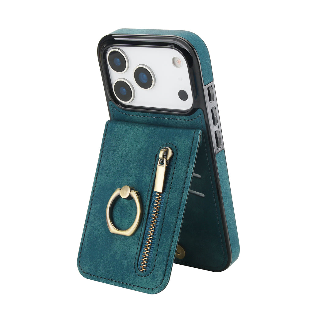 Slim Leather iPhone Wallet Case