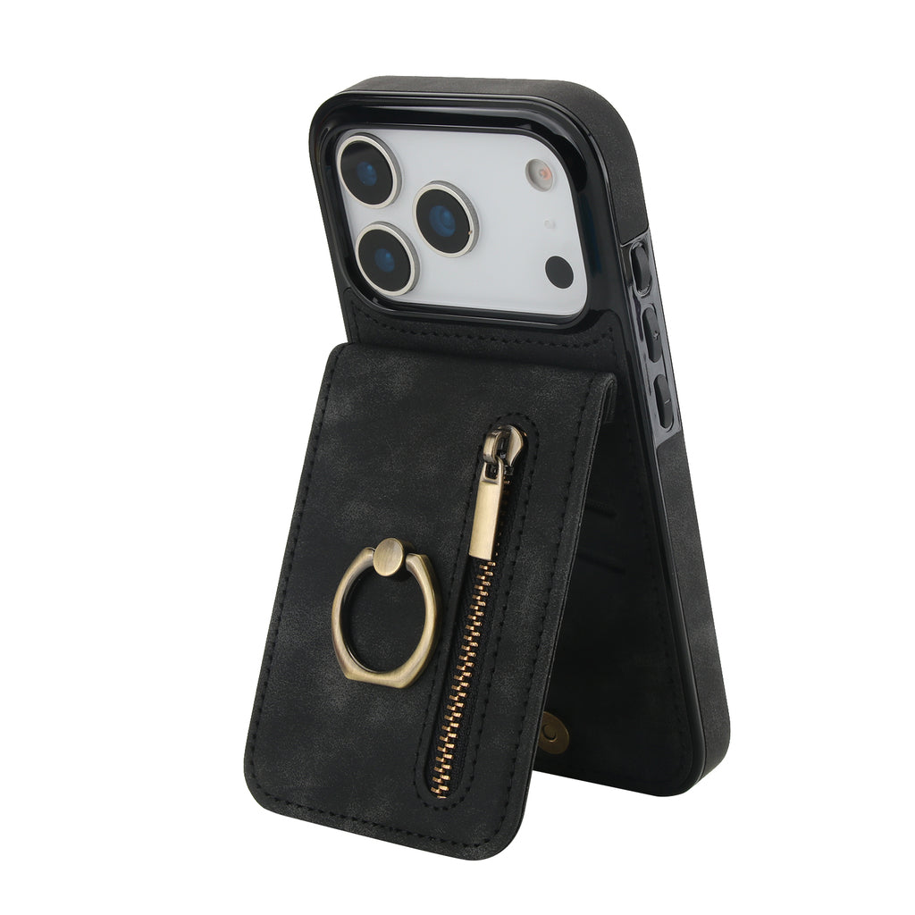 Slim Leather iPhone Wallet Case