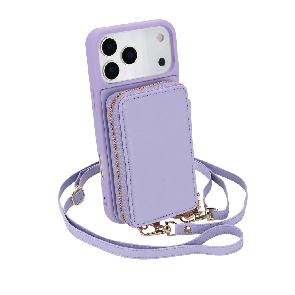 Full Grain Leather Crossbody Shockproof Cases