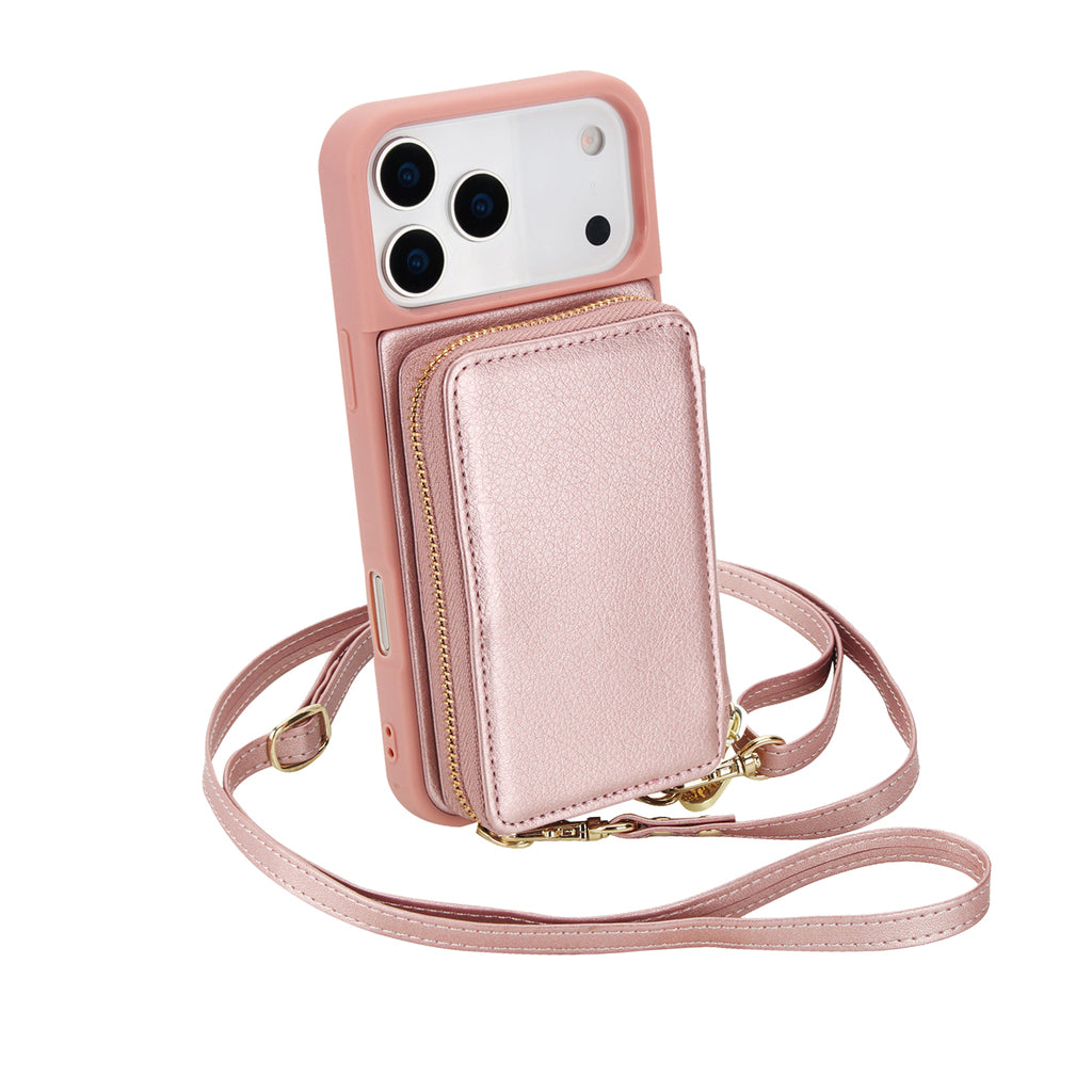Full Grain Leather Crossbody Shockproof Cases
