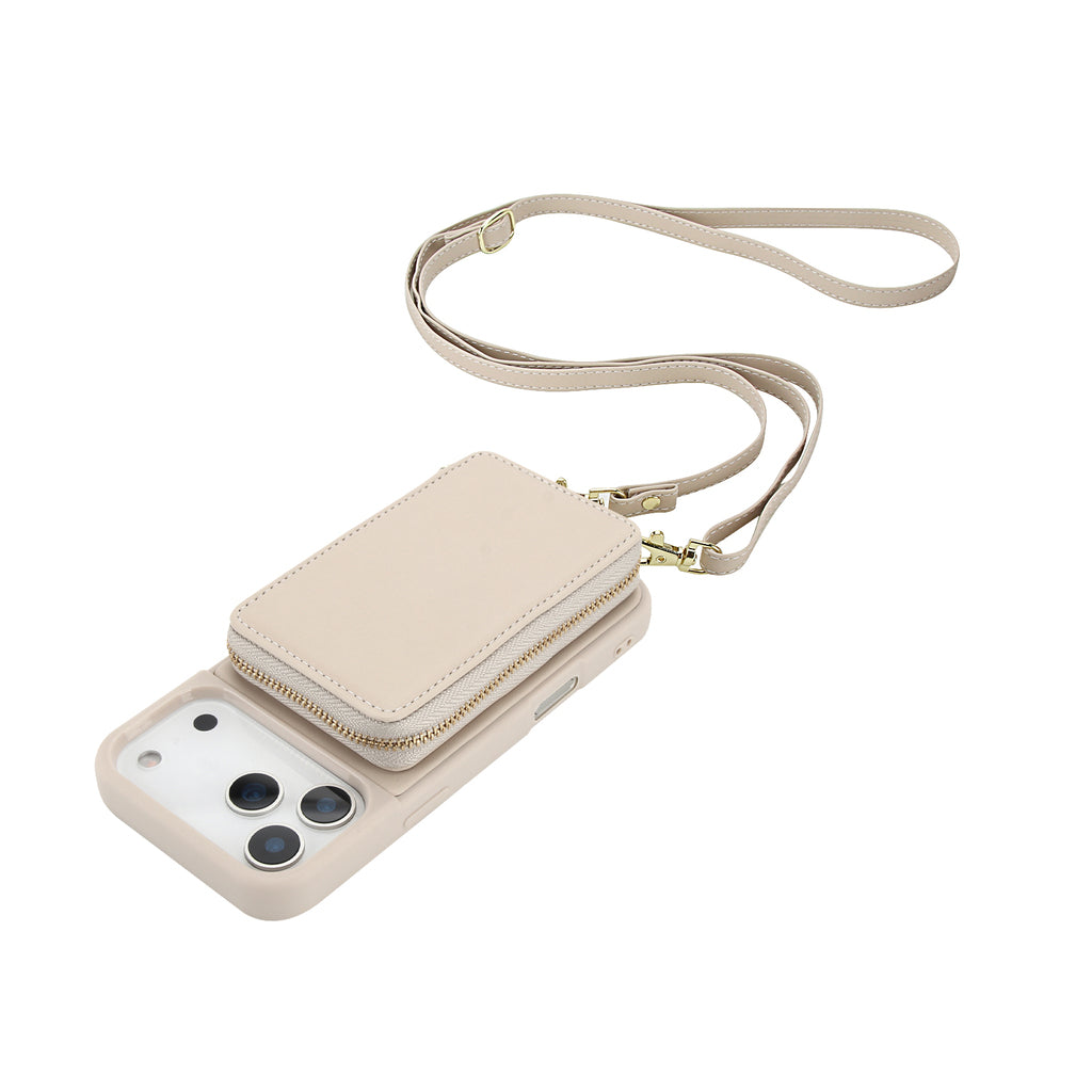 Full Grain Leather Crossbody Shockproof Cases