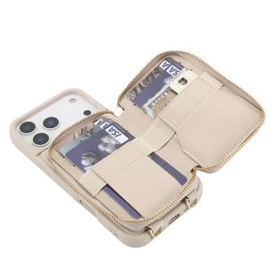 Full Grain Leather Crossbody Shockproof Cases