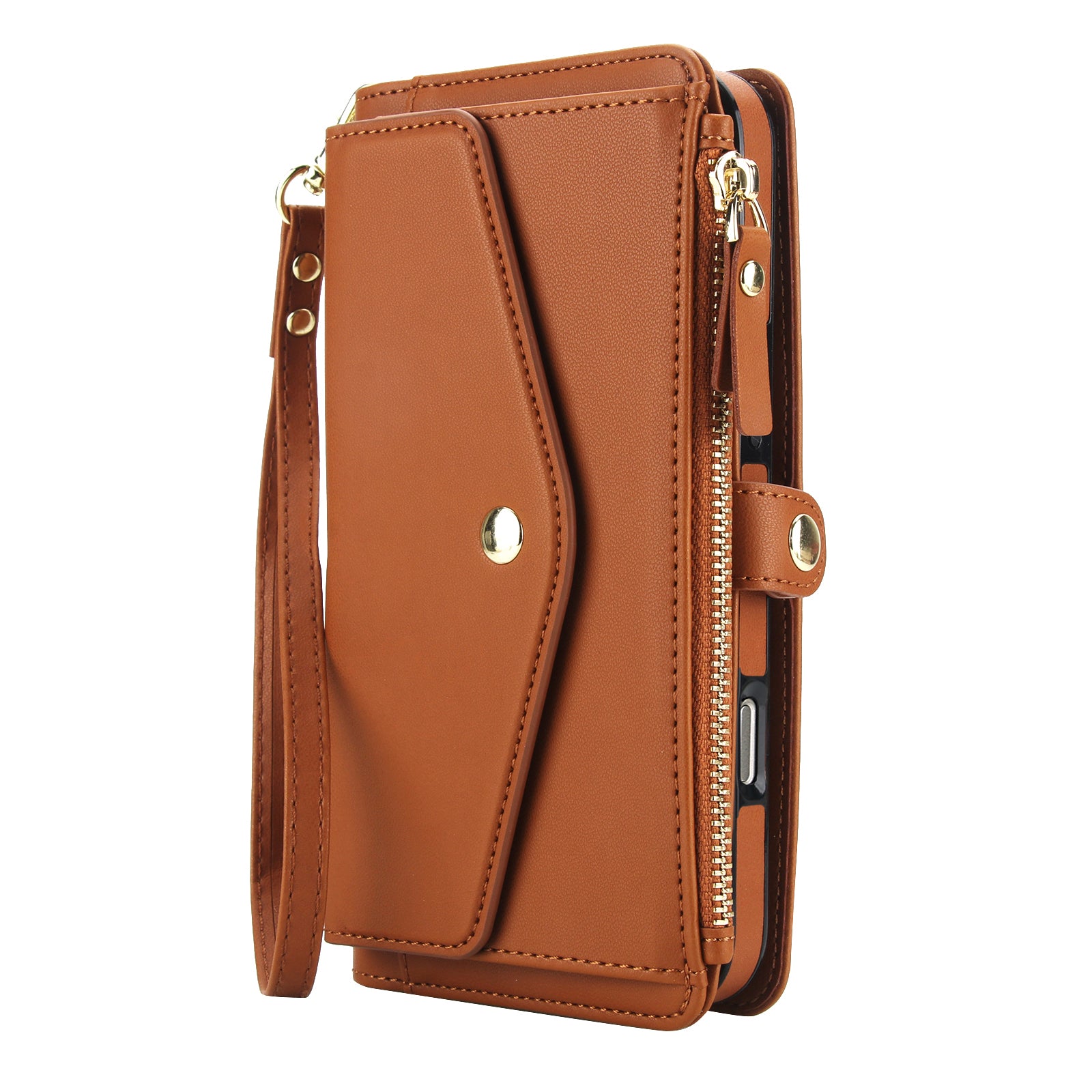 Detachable Clip-In Genuine Leather Case