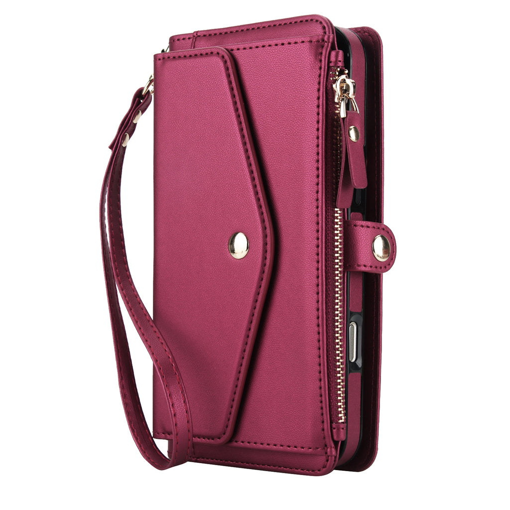 Detachable Clip-In Genuine Leather Case