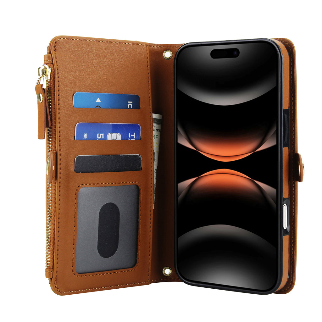 Detachable Clip-In Genuine Leather Case