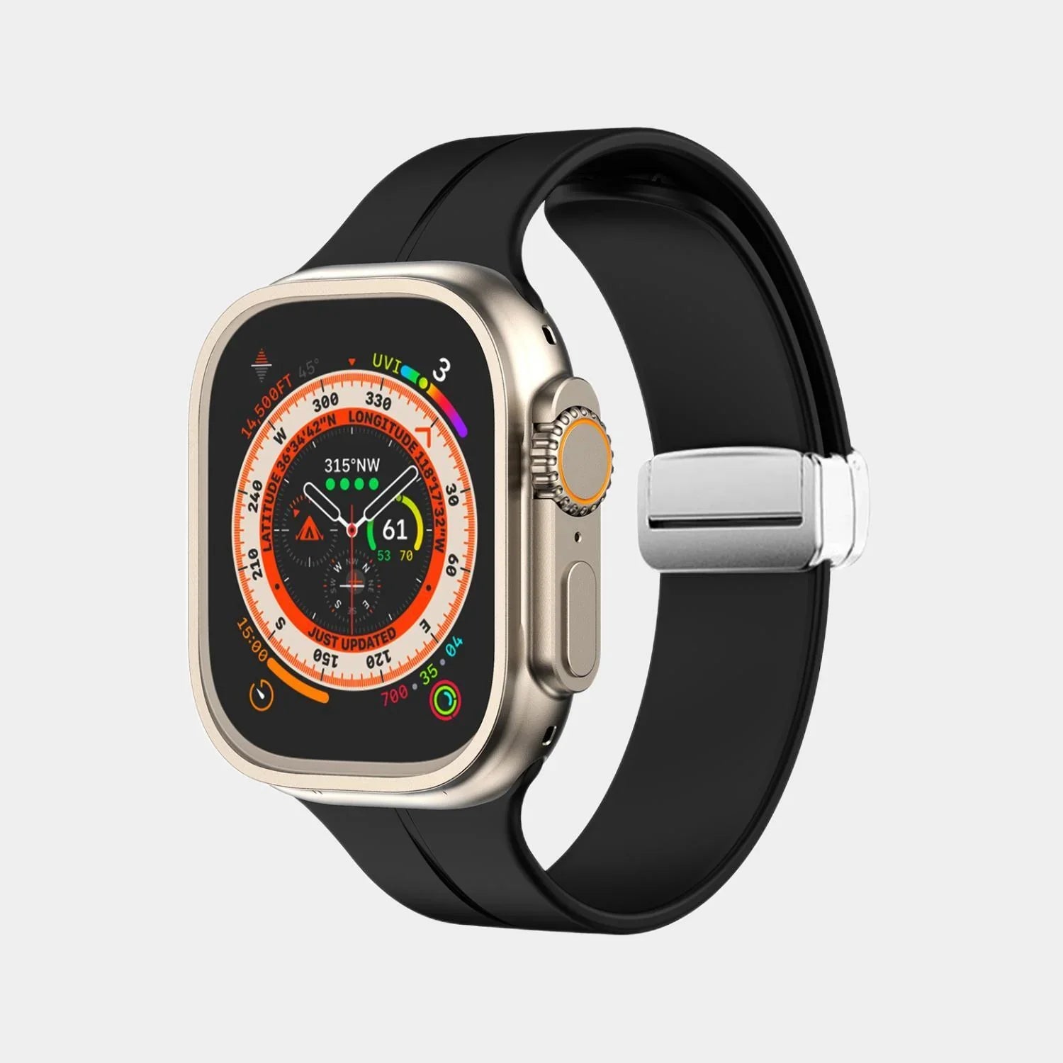 Simple Silicone Magnetic Folding Band