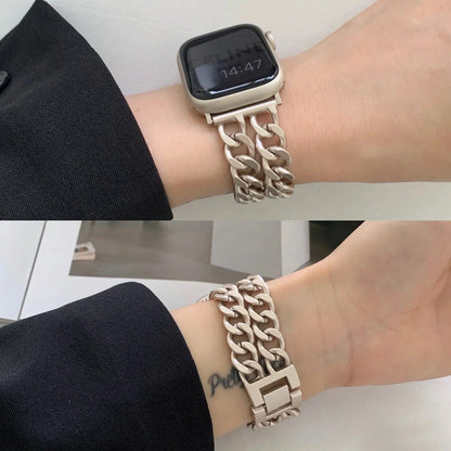 DOUBLE CHAIN APPLE WATCH STRAP