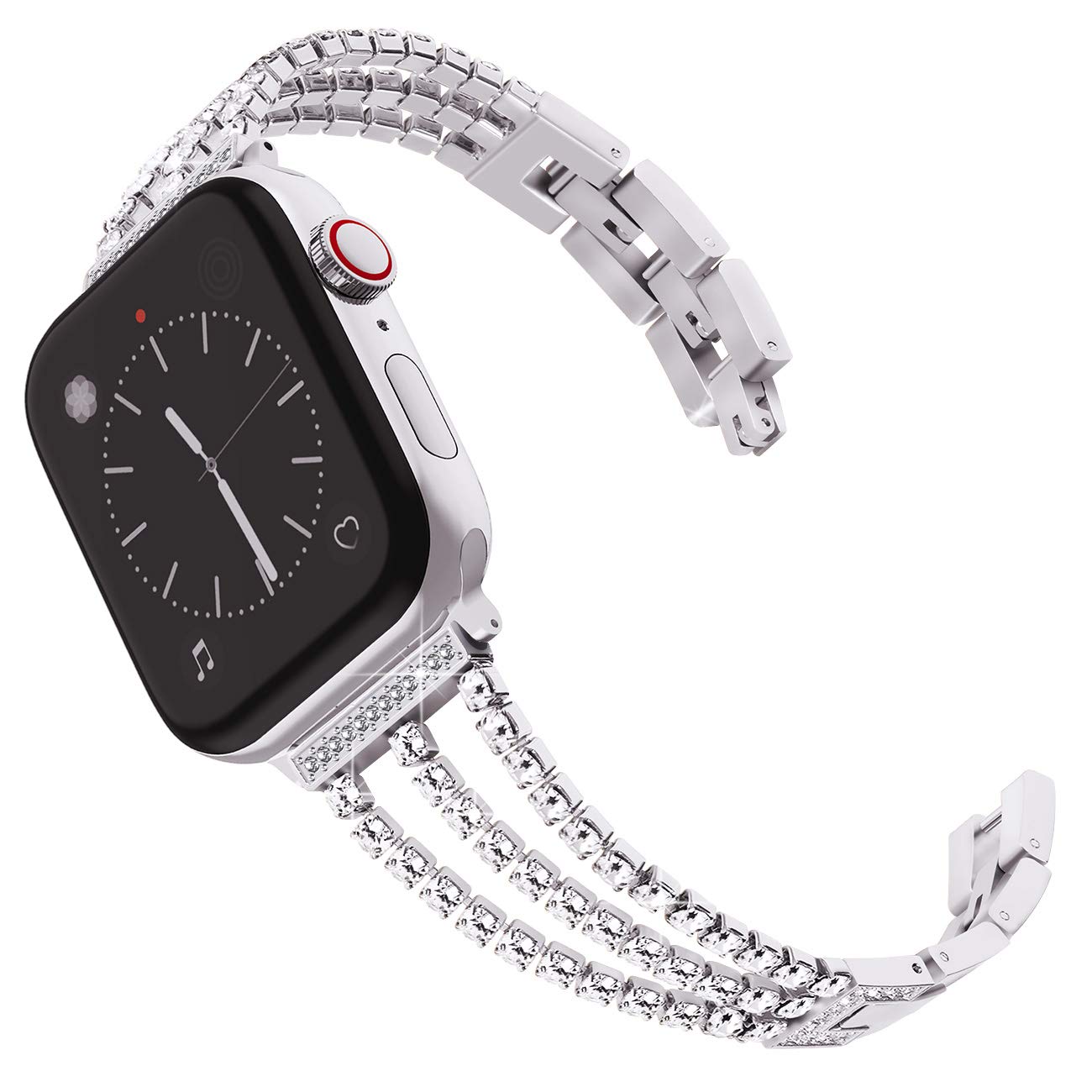 Bling Diamond Link Bracelet For Apple Watch