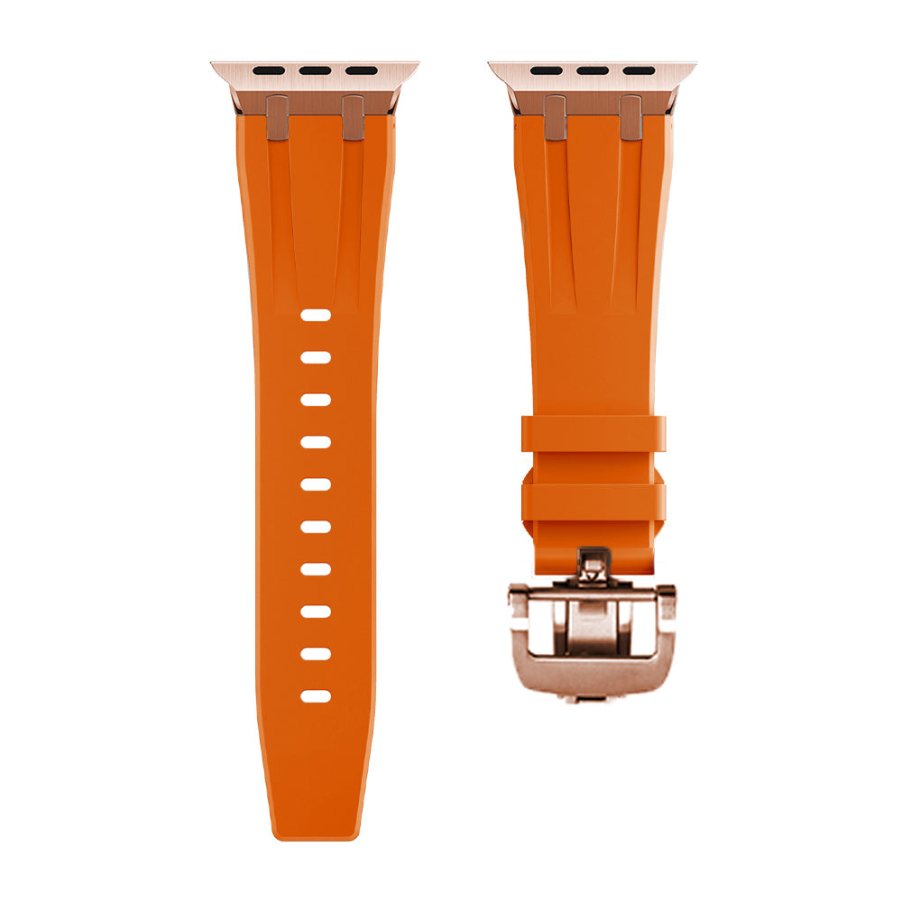 AP Thick Silicone Band With Titanium Adapter For Apple Watch
