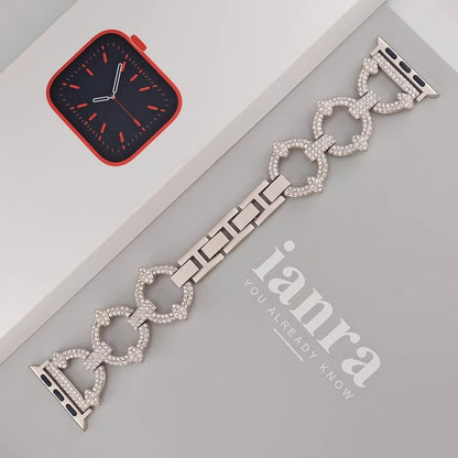 Bling Diamond Link Bracelet For Apple Watch