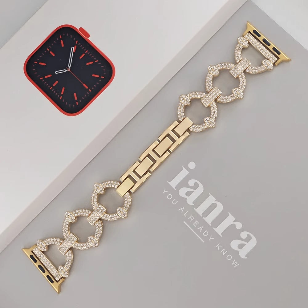 Bling Diamond Link Bracelet For Apple Watch