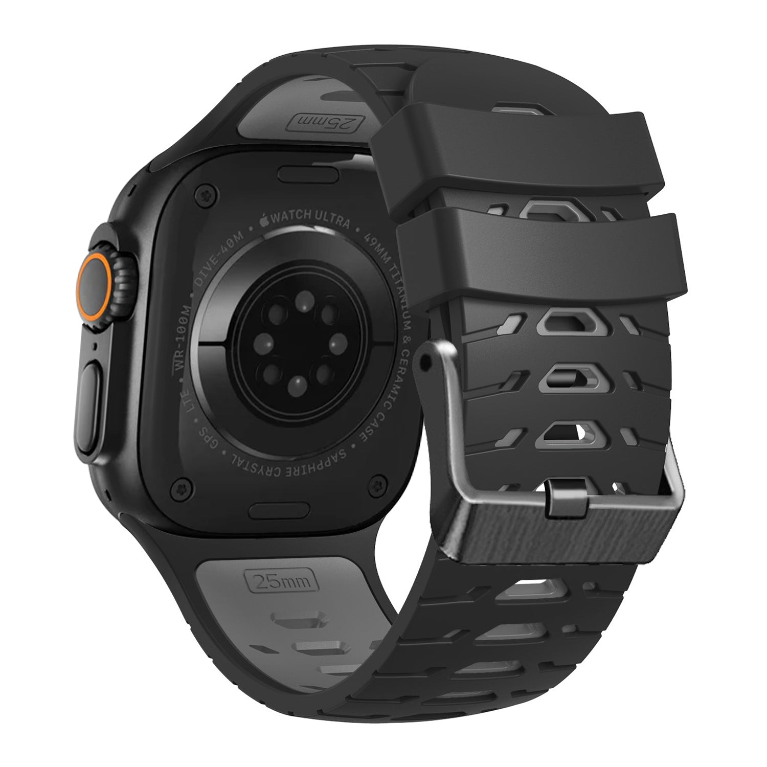 Trapezoid Sport Breathable Silicone Band For Apple Watch