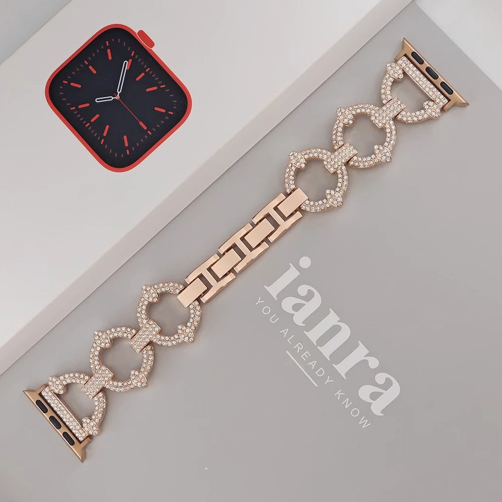 Bling Diamond Link Bracelet For Apple Watch