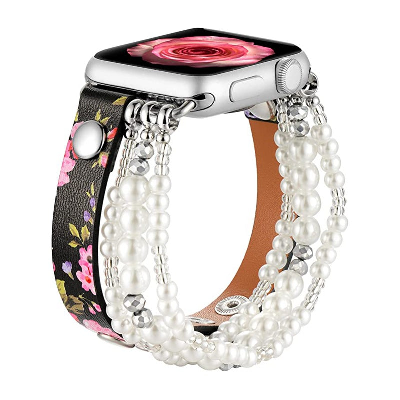 Beaded Bracelet For Apple Watch Band