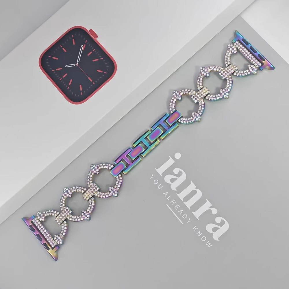 Bling Diamond Link Bracelet For Apple Watch
