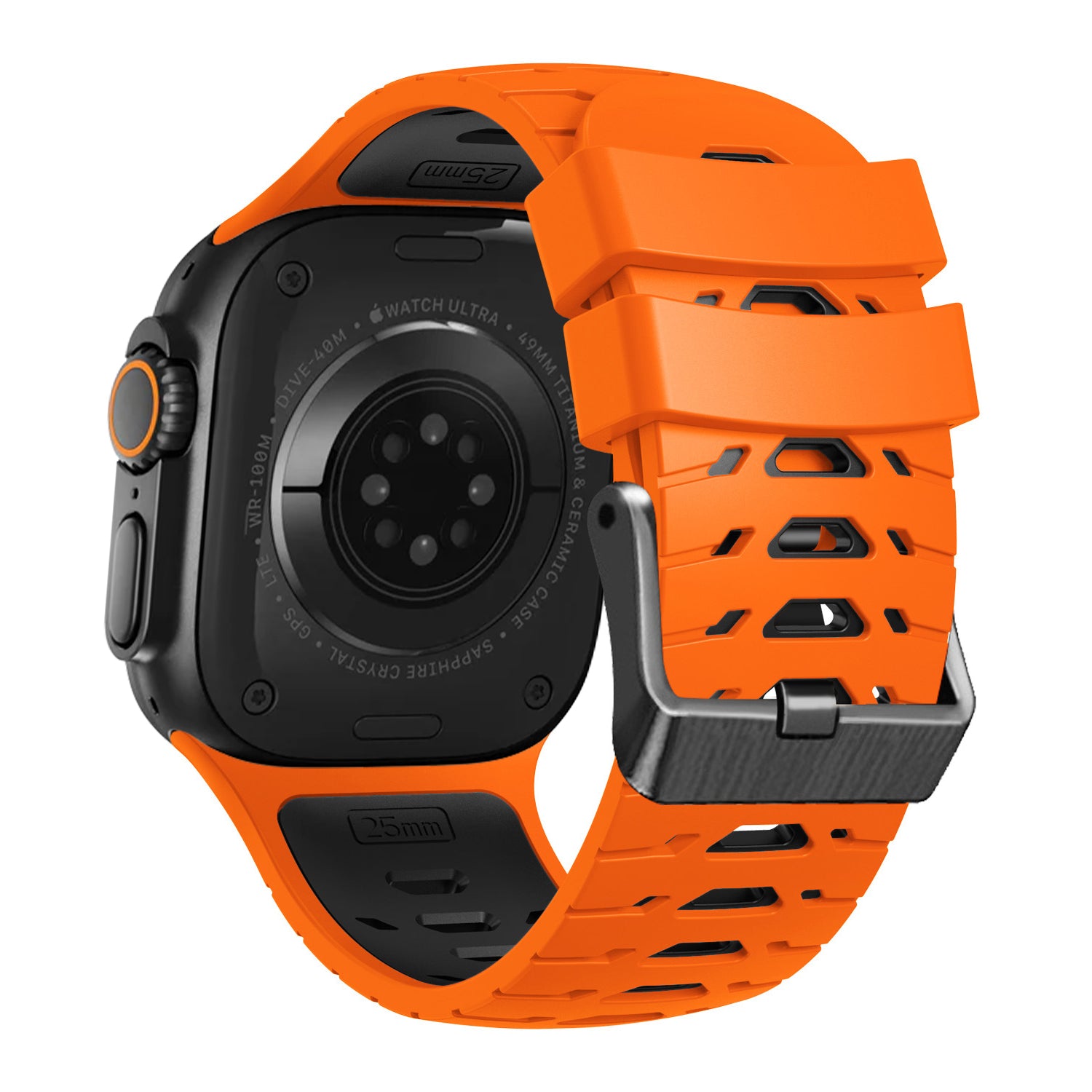 Trapezoid Sport Breathable Silicone Band For Apple Watch