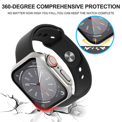 Ultra-thin & Waterproof Case with Tempered Glass Film