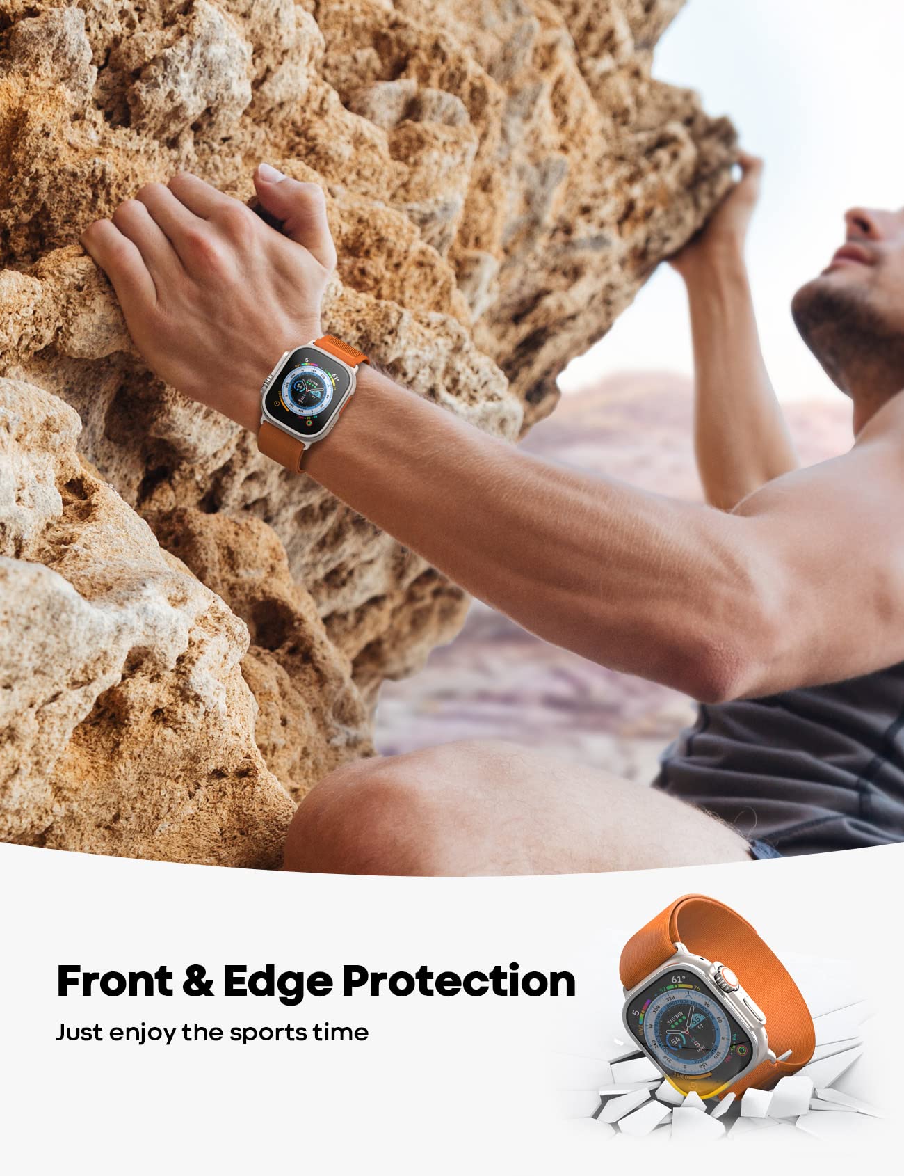 Titanium Screen Protector for Apple Watch Ultra