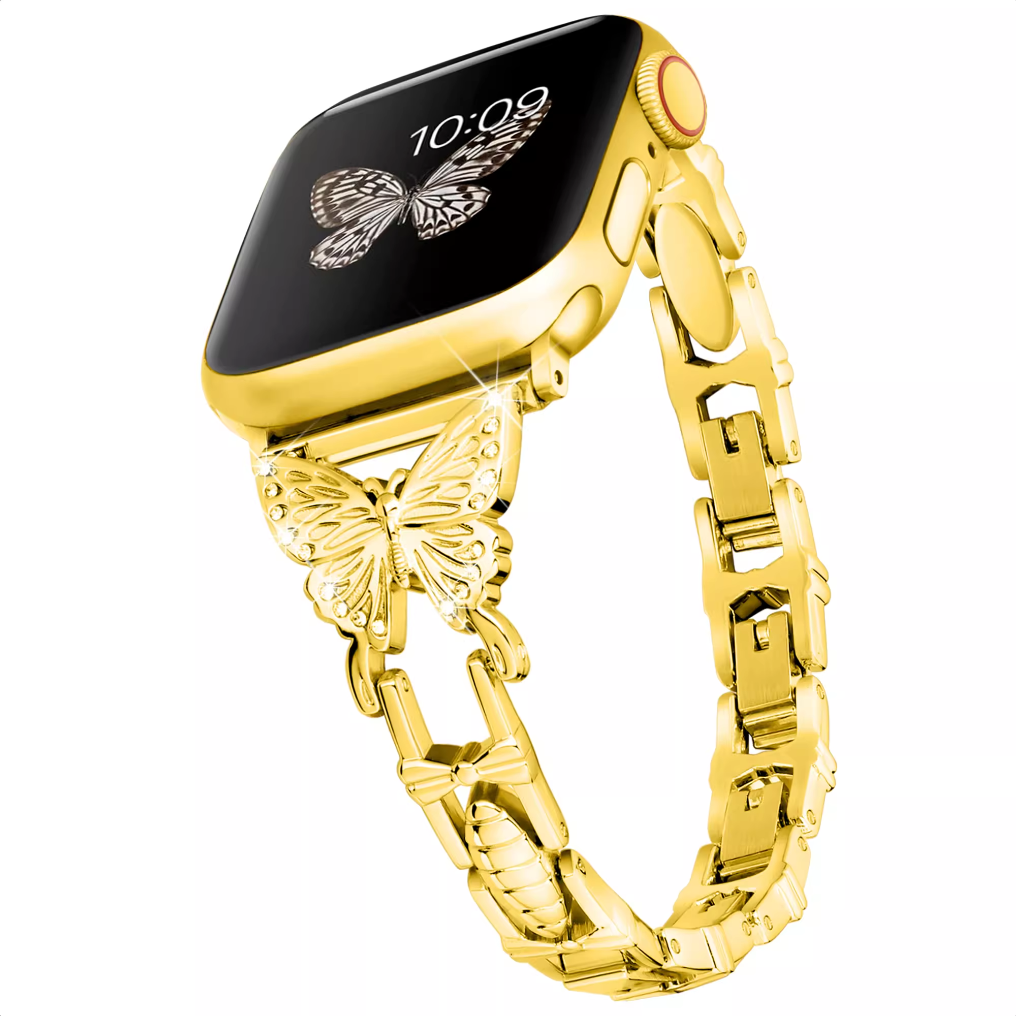 Butterfly Bling Link Bracelet for Apple Watch
