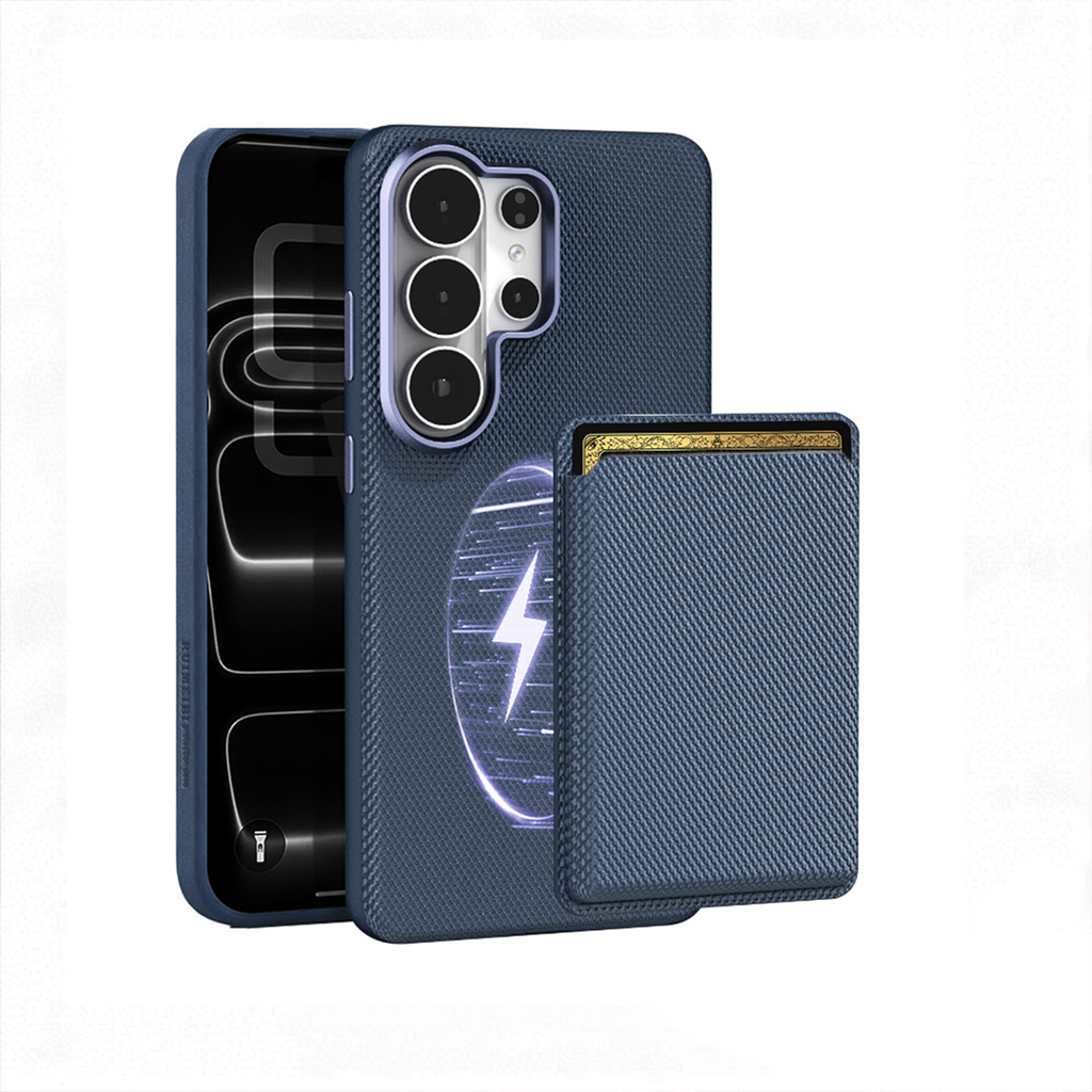 Tech Fabric WalletSlot Magnetic Galaxy Phone Case