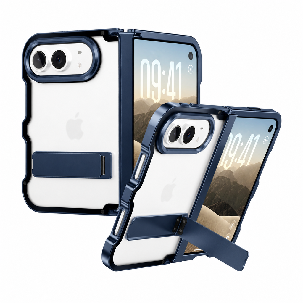 Aluminum Alloy Kickstand Case for iPhone Duo