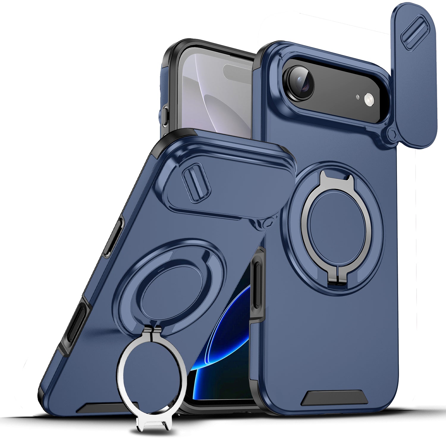 Tactical Armor™ Magnetic Ring Stand Case