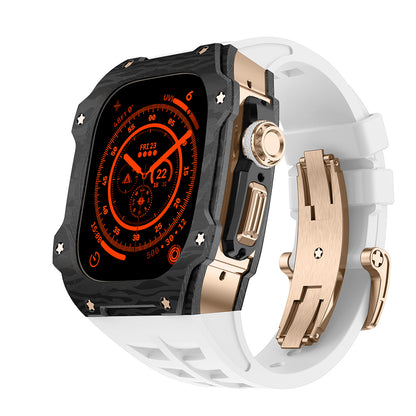 RM7015 Carbon Fiber Series - Vanguard Apple Watch Ultra Case