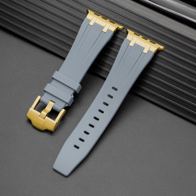 AP Thick Silicone Band With Titanium Adapter For Apple Watch