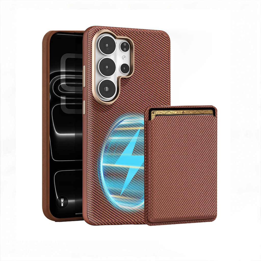 Tech Fabric WalletSlot Magnetic Galaxy Phone Case