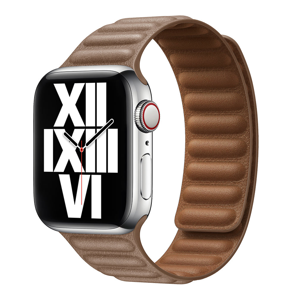 Magnetic Leather Link Band