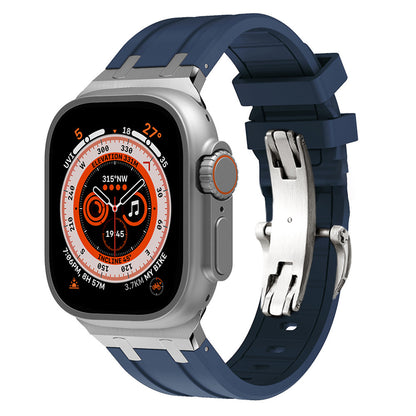 AP Thick Silicone Band With Titanium Adapter For Apple Watch