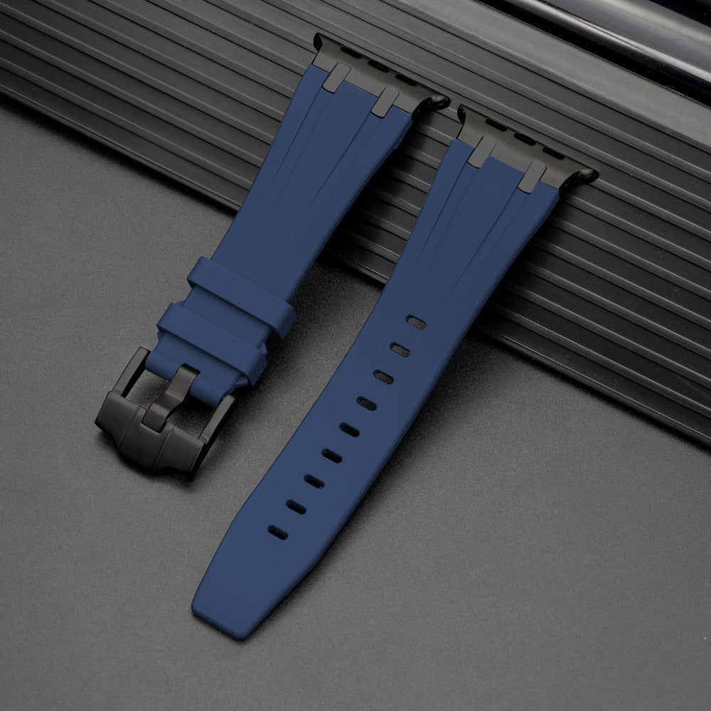 AP Thick Silicone Band With Titanium Adapter For Apple Watch