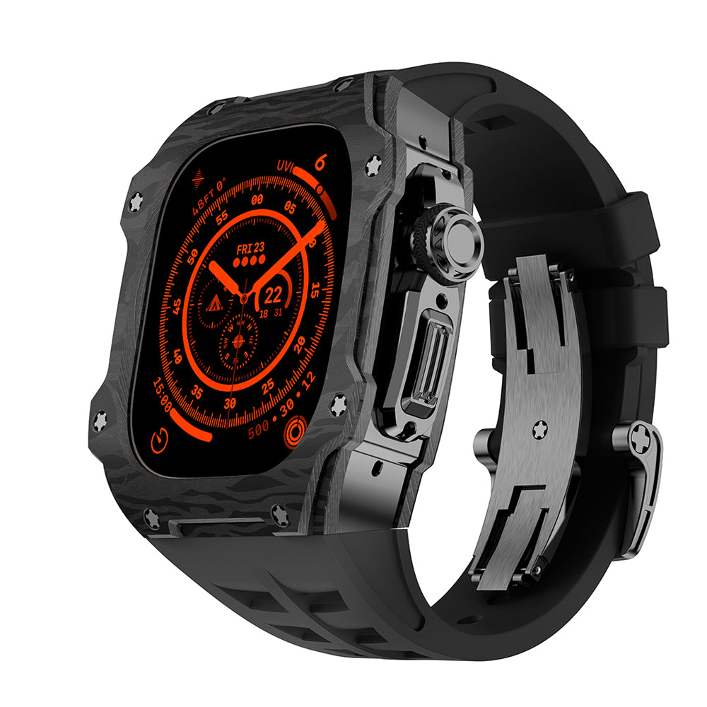 RM7015 Carbon Fiber Series - Vanguard Apple Watch Ultra Case