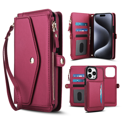 Detachable Clip-In Genuine Leather Case